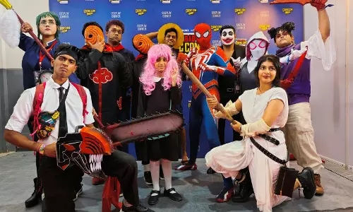 Generations Collide in Cosplay at Comic Con Hyderabad