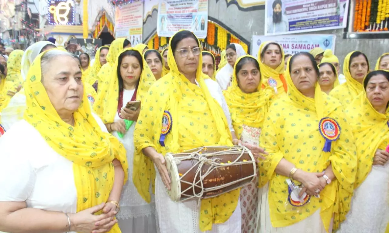 Sikh Community Participates in Colorful Nagar Keethan in Hyderabad