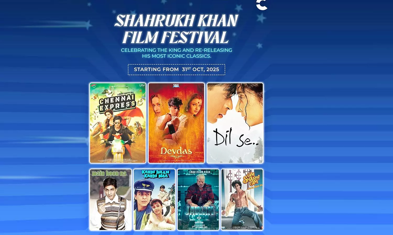 Devdas to Jawan: Shah Rukh Khans Iconic Movies Back in Theatres