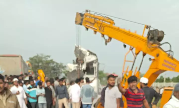 Alert Constables on Way to Office Turn First Rescuers of Chevella Accident Victims