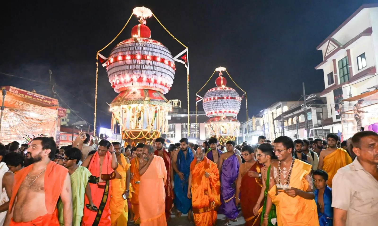 Udupi Glows With Devotion As Sri Krishna Math Celebrates Utthana Dwadashi