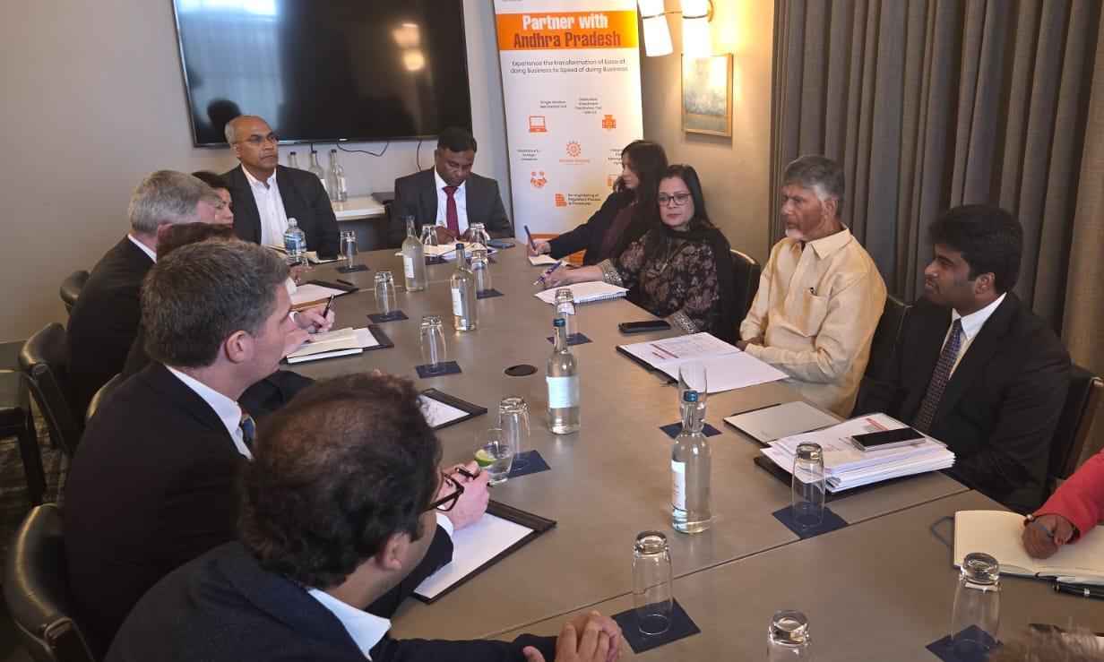 Andhra Pradesh CM Naidu Pitches Investment Opportunities in London