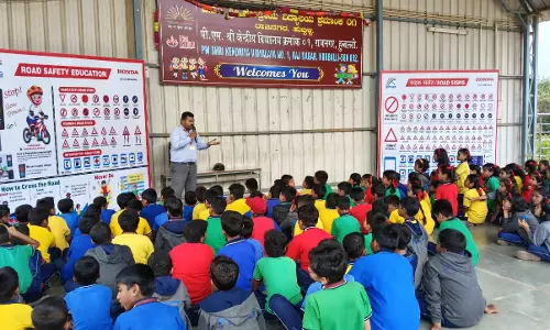 HMSI Guides Hubballi’s Next Generation Towards Safer Mobility