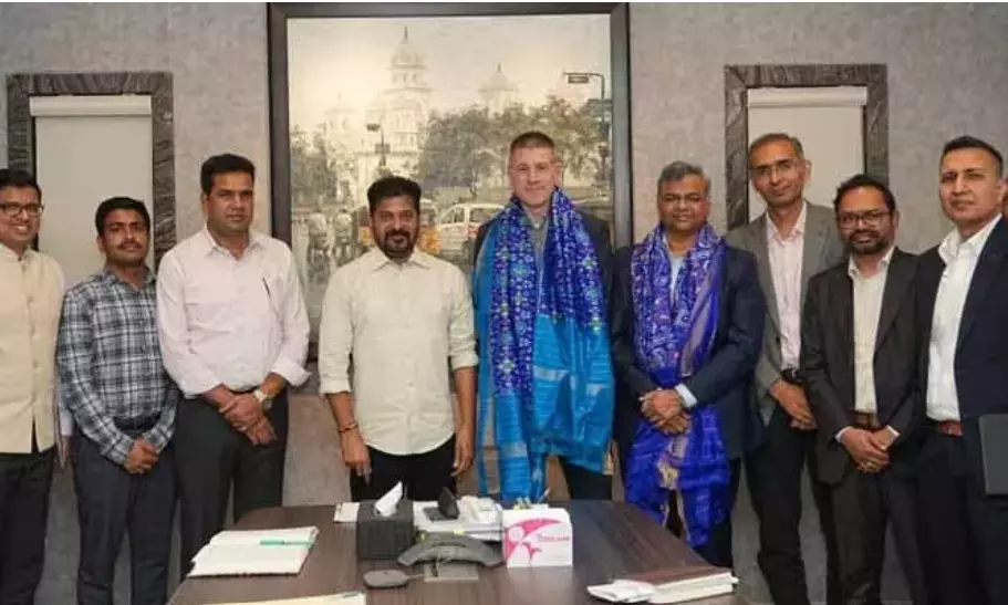 Amazon Web Services Delegation Meets Revanth Reddy