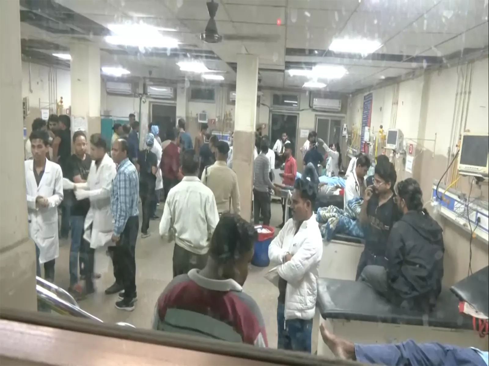 Three Dead, Many Injured as Bus overturns Near Indore Three Dead, Many Injured as Bus overturns Near Indore