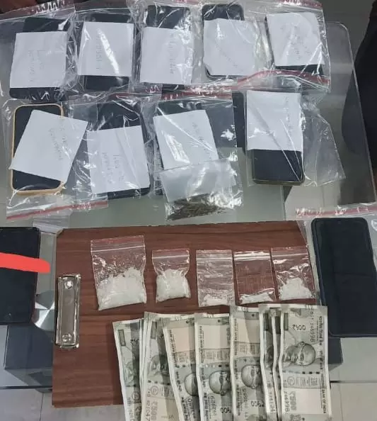 11 Held in Gachibowli for Possessing MDMA, Ganja 11 Held in Gachibowli for Possessing MDMA, Ganja