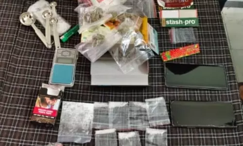 Drug Racket Busted in Rayadurgam Co-Living Hostel; 5 Held, MDMA Seized