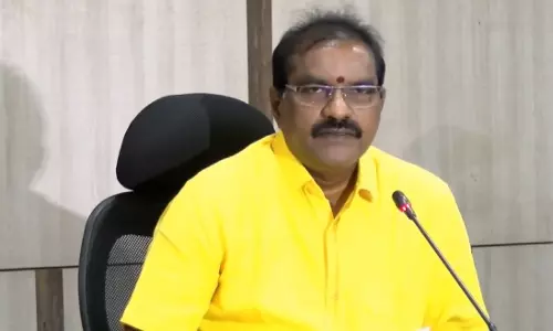 Jagan Should Apologise to People Before Visiting Cyclone-Hit Areas: Nimmala