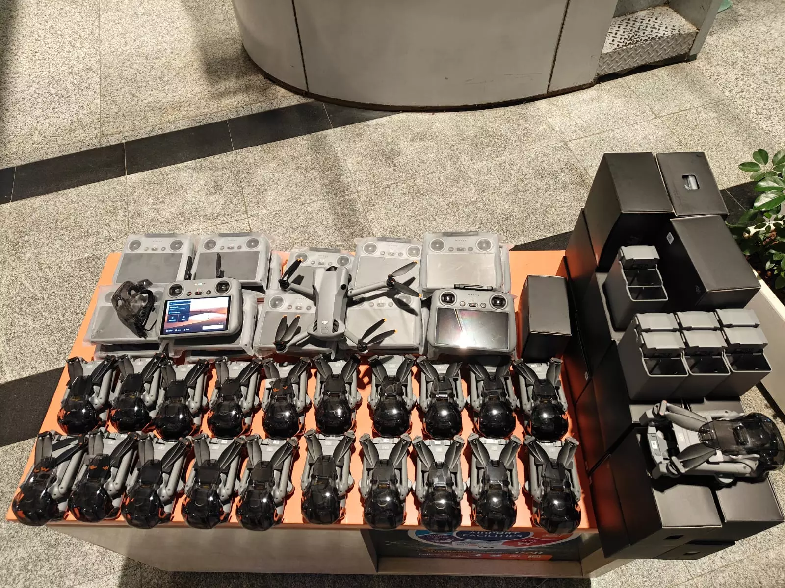 CISF Seizes 22 High-End Drones worth Rs.26.7 Lakh at RGIA CISF Seizes 22 High-End Drones worth Rs.26.7 Lakh at RGIA