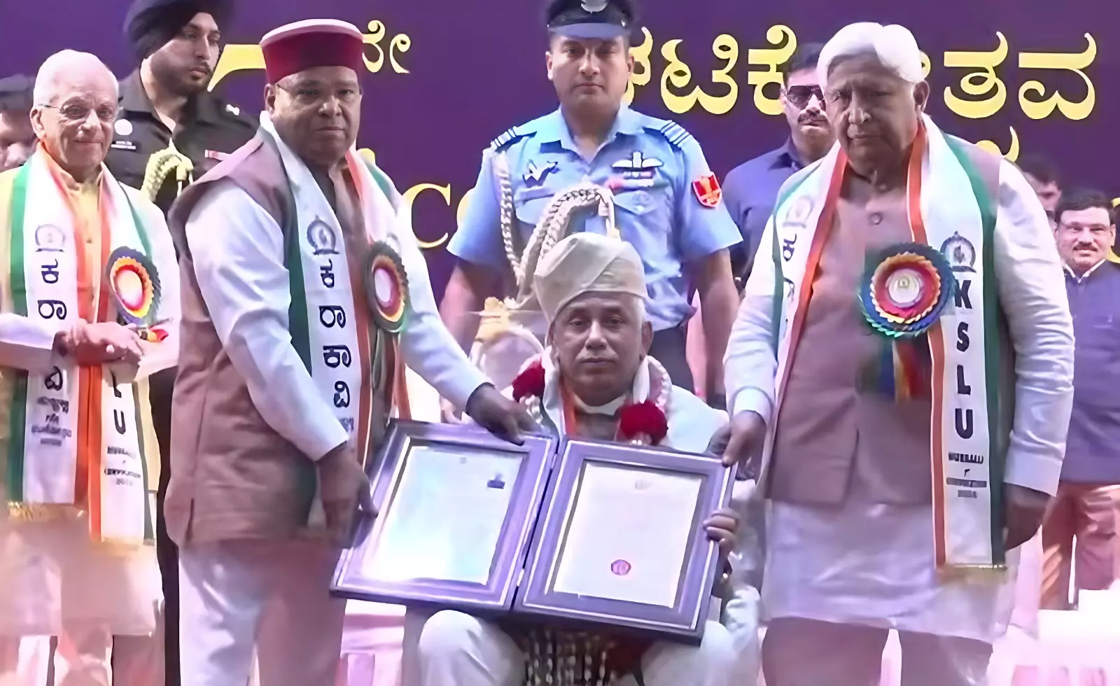 Karnataka State Law University Confers Honorary Doctorate On Andhra Guv Karnataka State Law University Confers Honorary Doctorate On Andhra Guv