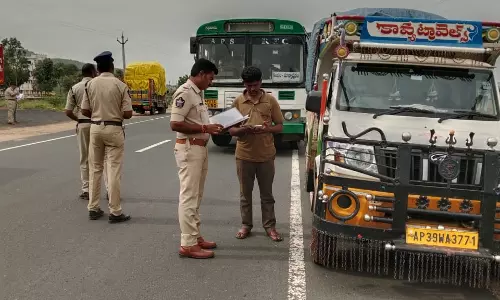 Nine Vehicles Seized; ₹27,500 Fine Imposed in Special Drive
