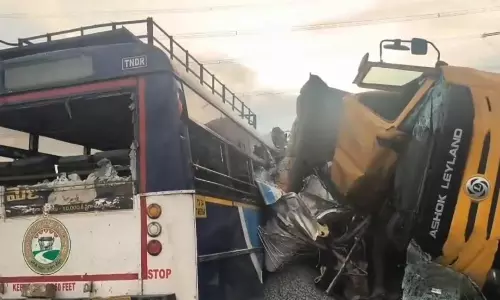 Chevella Crash: Lorry Driver Not Drunk, May Have Dozed Off