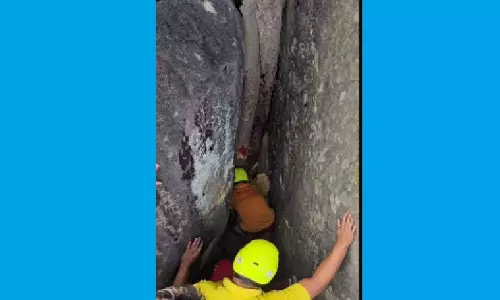 Woman Rescued After Getting Trapped Inside Cave During Kartika Purnima Ritual in Odishas Sambalpur