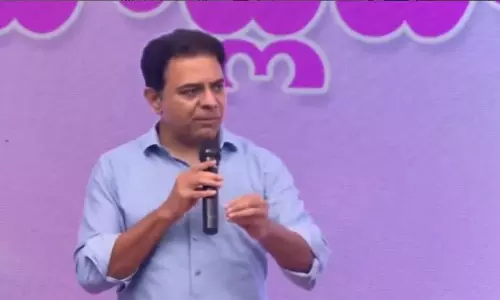 KTR Challenges Revanth With JH Report Card