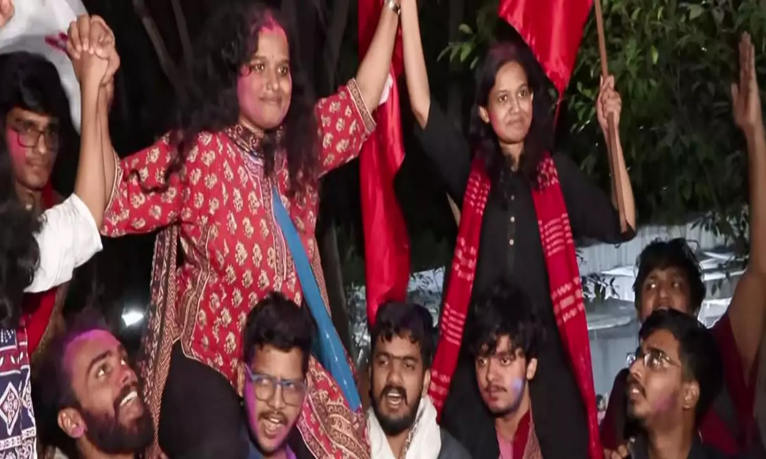 Left Unity Sweeps JNUSU Polls