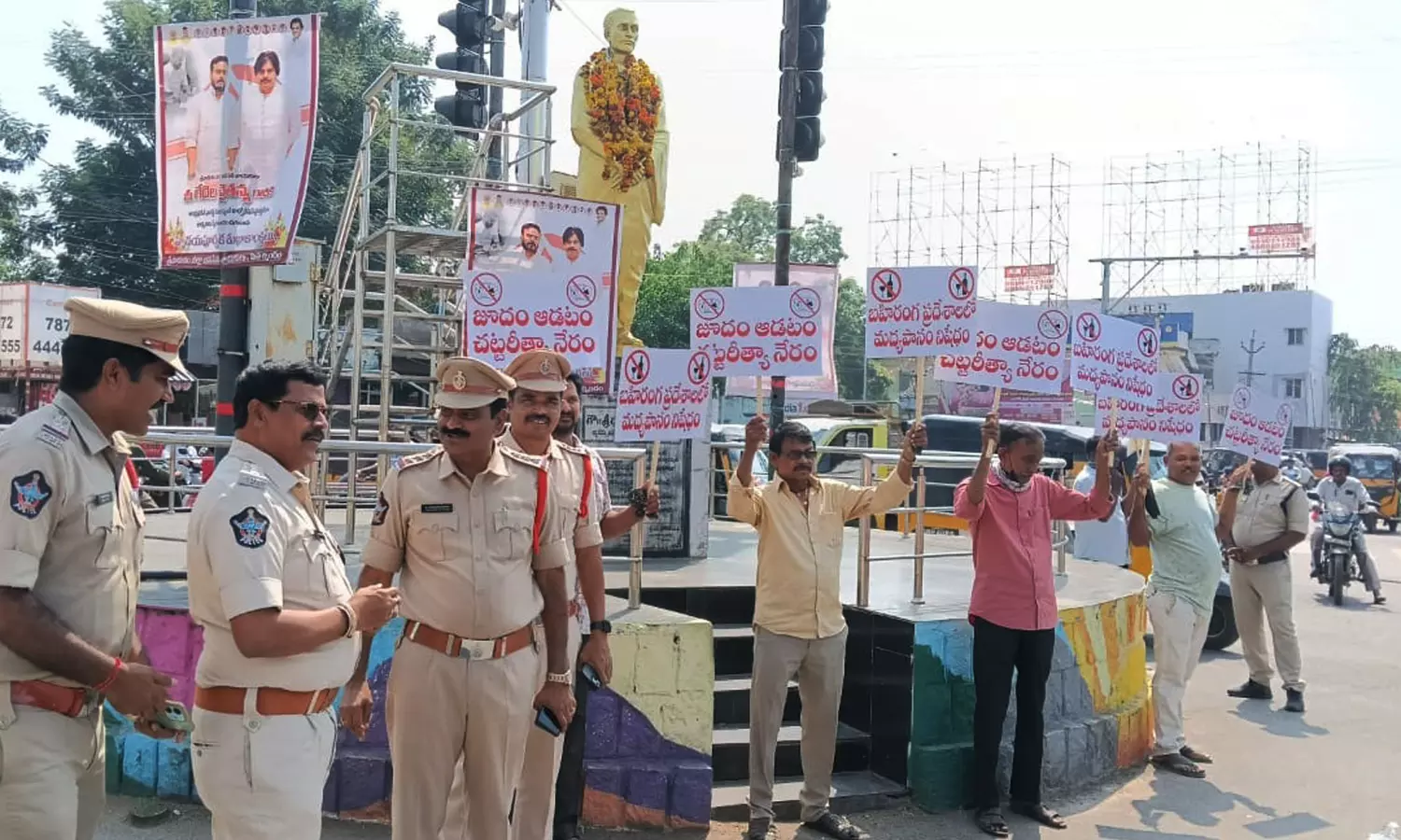 Gamblers Made To Hold Placards In Public As Punishment