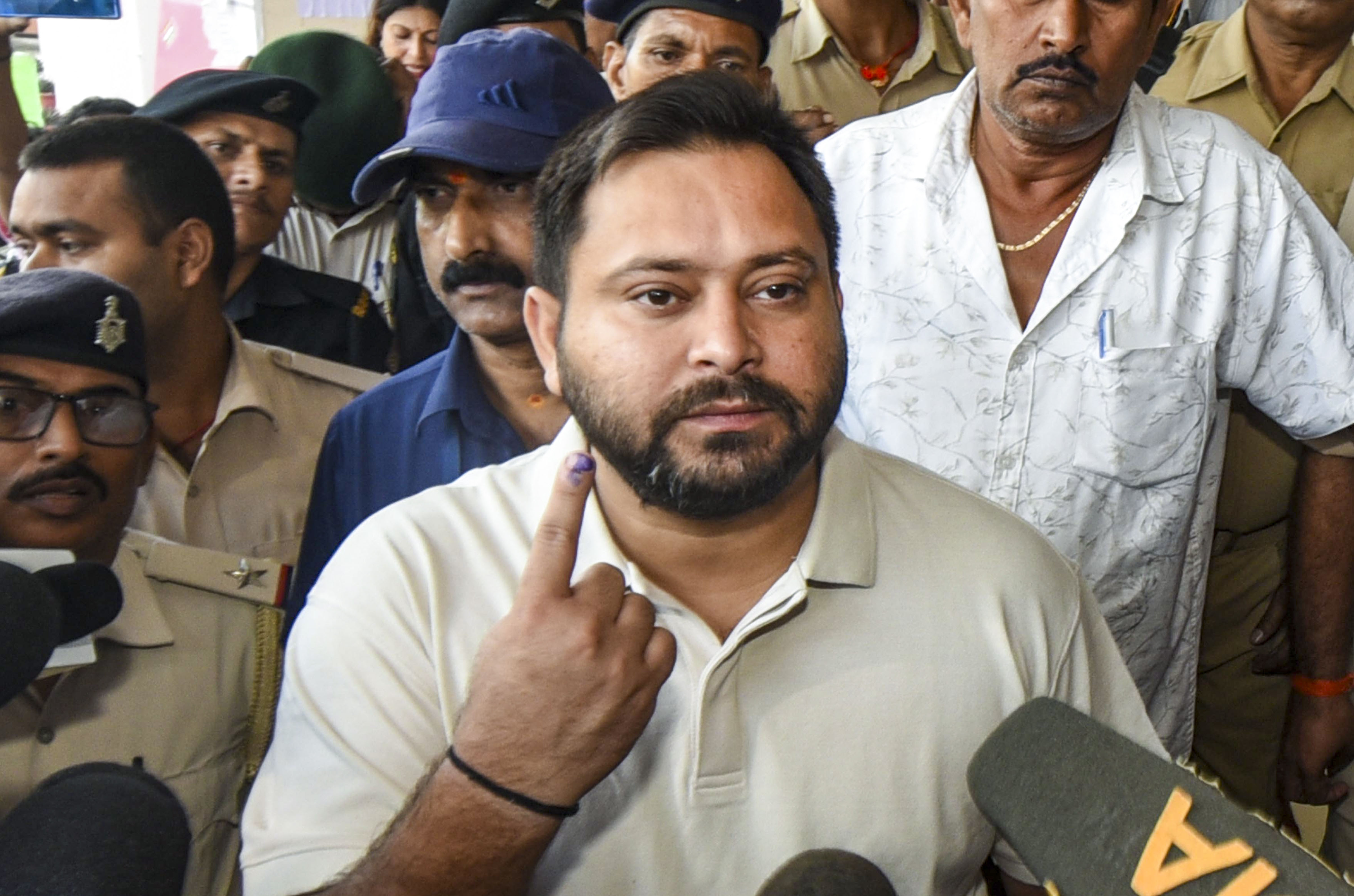 Vote in Interest of Democracy, Constitution, Humanity: Tejashwi