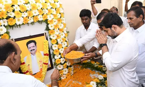 Minister Lokesh Pays Tributes to Late TD Vice President Subba Naidu