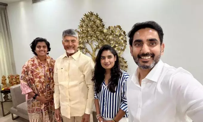 AP CM Congratulates Womens World Cup-winning Cricketer Shree Charani