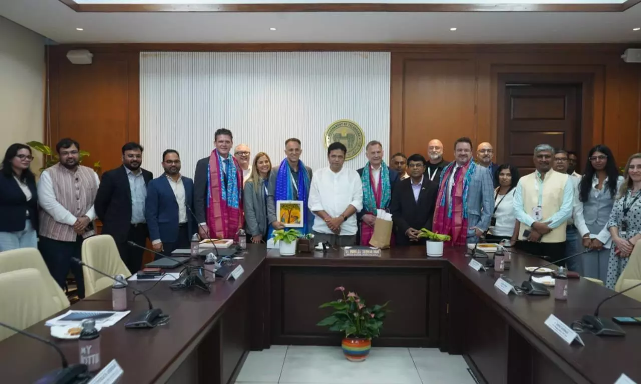 Sridhar Babu Invites Utah Investors to Telangana, Emphasizes Long-Term Global Partnerships