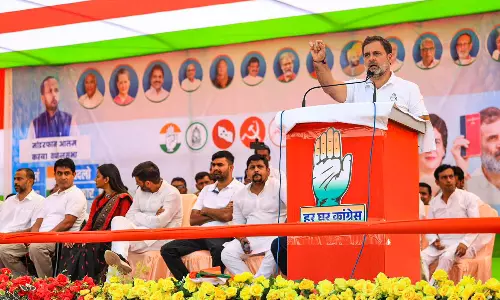 Rahul Claims BJP Leaders Voted Both in Delhi, First Phase of Bihar Polls