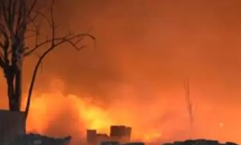 Massive Blaze Guts 500 Shanties Near Rithala Metro; One Dead