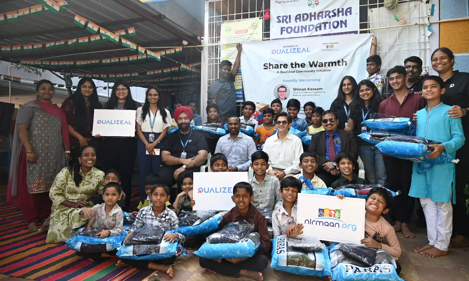 QualiZeal Drives Heart-Warming Winter CSR Initiative to Support Underserved Children in Hyderabad