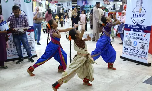 Run, Flash Mob Mark Poll Awareness in Jubilee Hills