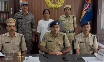 Woman Maoist from Chhattisgarh Surrenders before Telangana Police