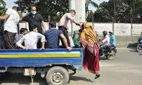 Police Target Goods Vehicles Ferrying People In Suryapet