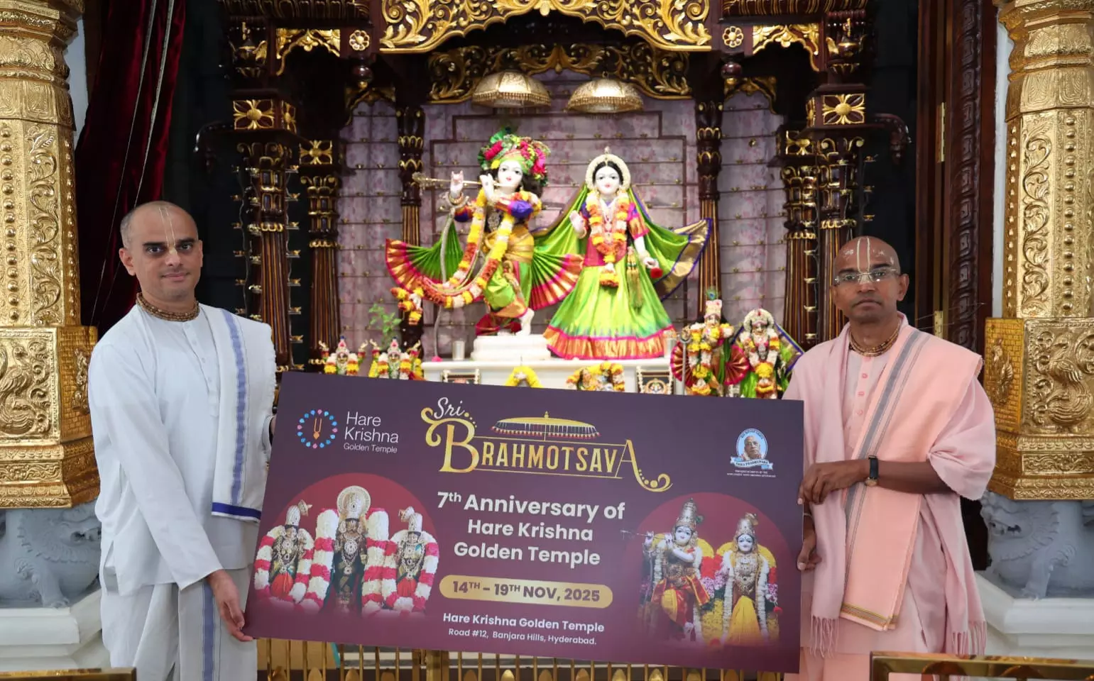 Hare Krishna Temple To Host 7th Brahmotsavam