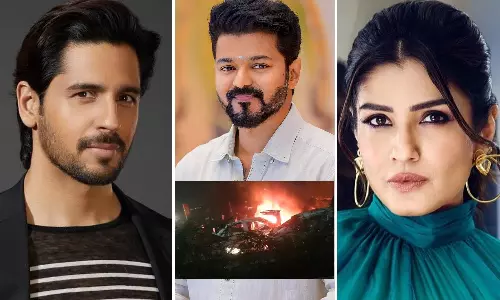 Delhi blast: Vijay, Raveena Tandon, Sidharth Malhotra, Others Extend Condolences Delhi blast: Vijay, Raveena Tandon, Sidharth Malhotra, Others Extend Condolences