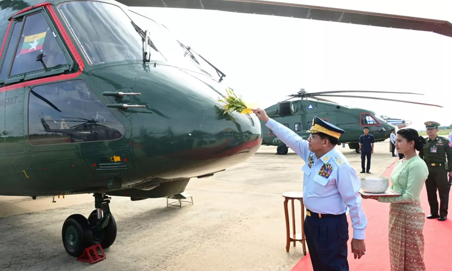 Myanmar Military Takes Delivery of Helicopters, Aircraft From Russia and China