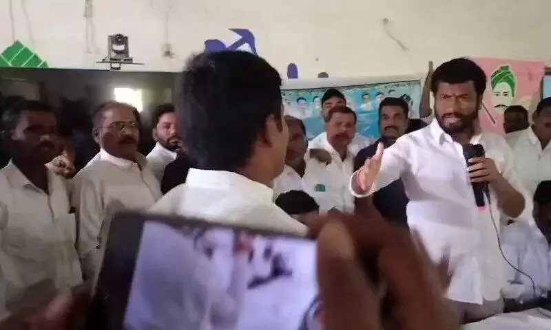 Congress, BRS Clash over Protocol in Adilabad