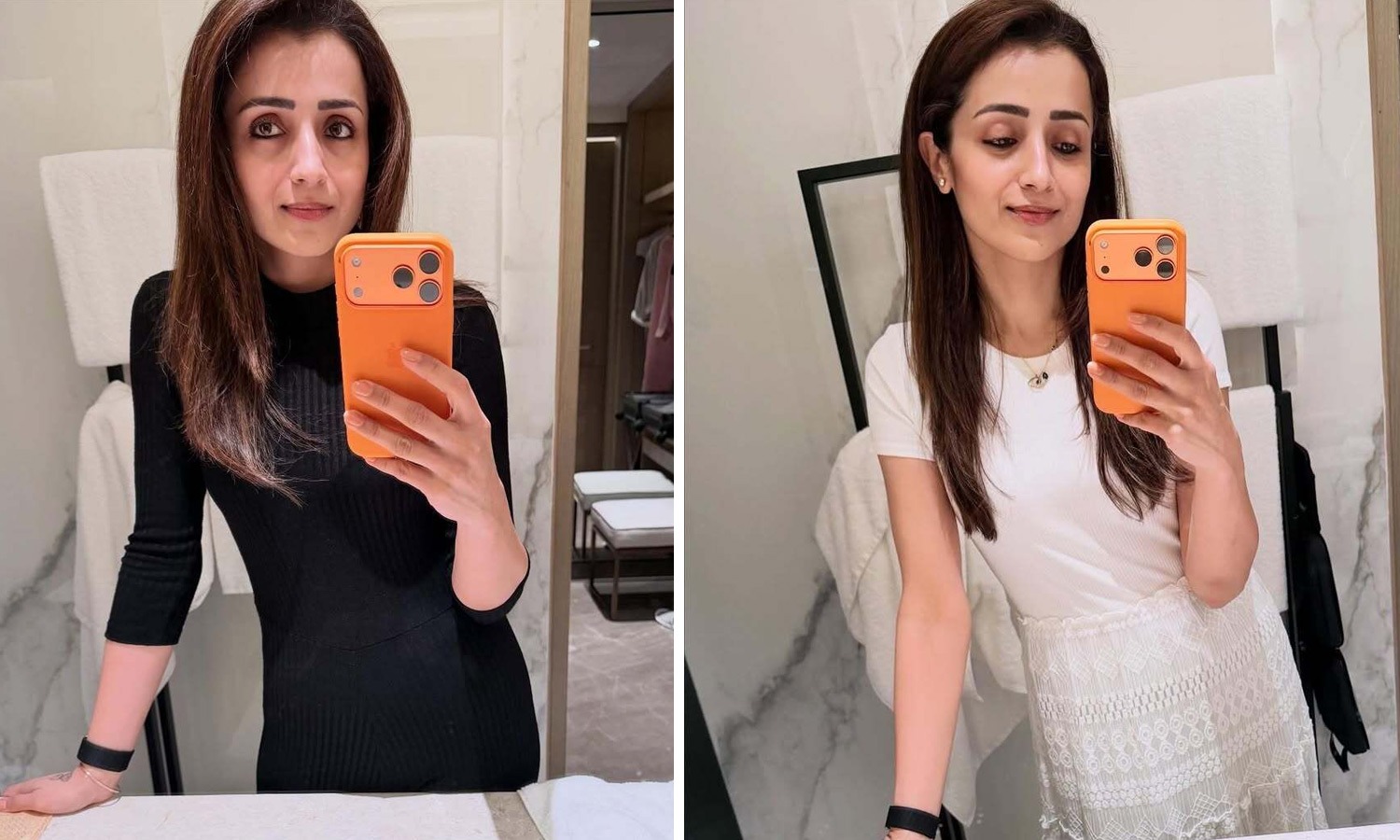 Fact Check: Trisha Krishnan's Table Doesn't Feature TVK Logo