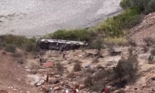 At Least 37 Dead After Passenger Bus Falls Into Ravine In Peru
