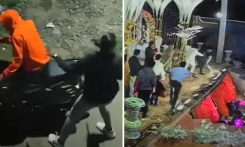 Groom Stabbed on Stage at Amravati Wedding; Drone Captures Fleeing Accused