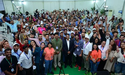 Jagriti Yatra Delegates Visit Sri City As Part of 8,000-km Entrepreneurship Journey Jagriti Yatra Delegates Visit Sri City As Part of 8,000-km Entrepreneurship Journey