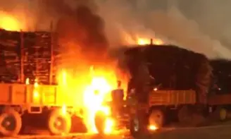 Bagalkot: Tractors, Two-Wheelers Among 50 Vehicles Torched