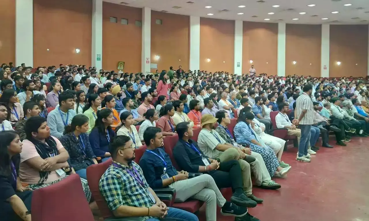 Jagriti Yatra Youth Get Rare Access To ISRO’s SpacePort At Sriharikota