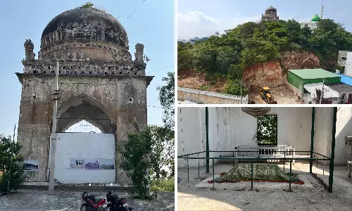 Digging Near Neknampur Tomb Sparks Row