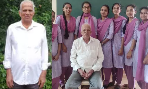 83-Year-Old Retired Teacher Devotes His Retirement to Helping Poor Students
