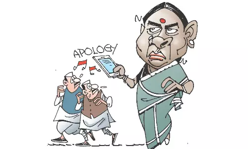 NETA NATTER | Firebrand Cools Down: Surekha In ‘Sorry’ Round