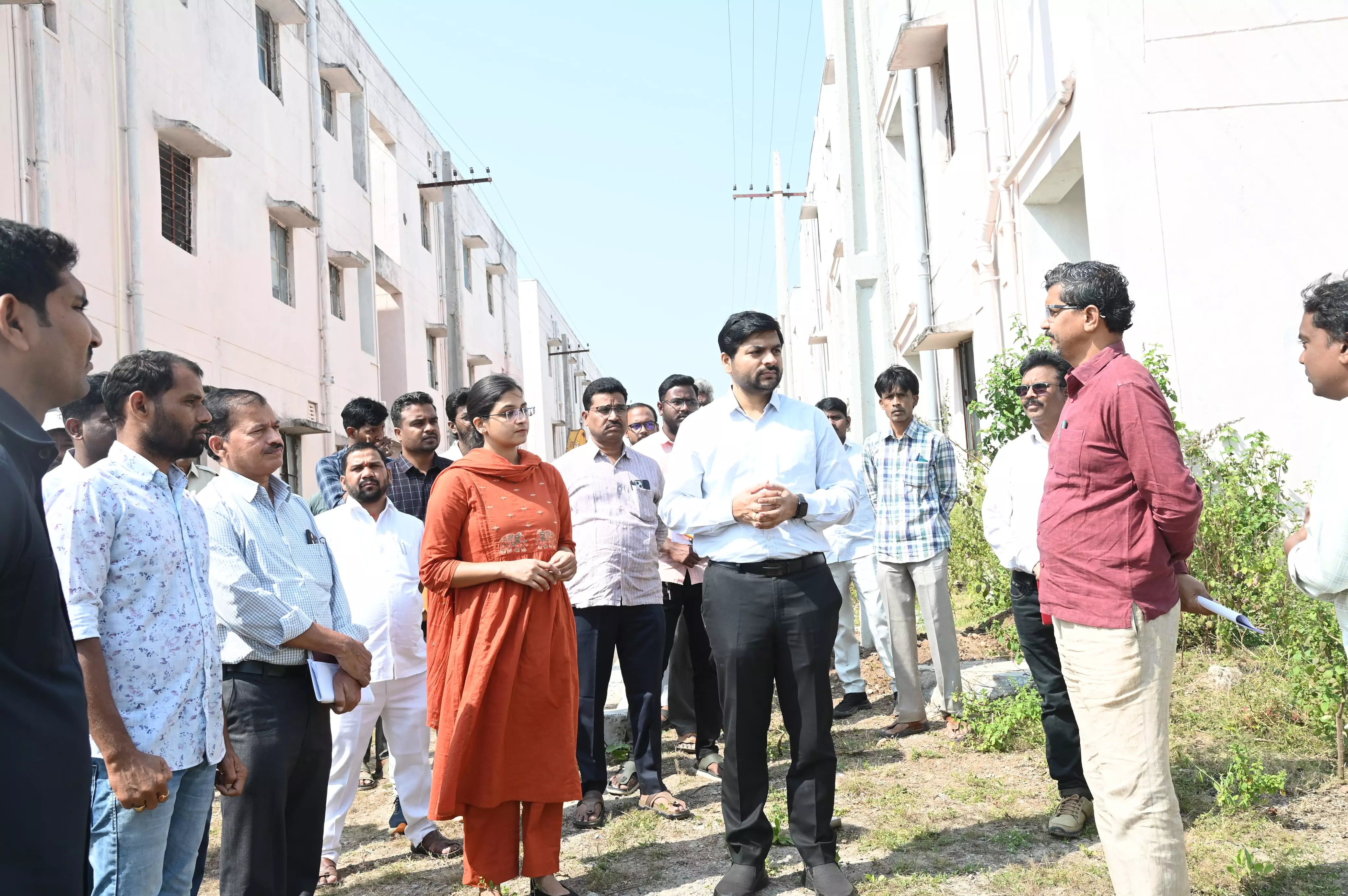 Vacant 2BHK Houses Damaged In Adilabad Vacant 2BHK Houses Damaged In Adilabad