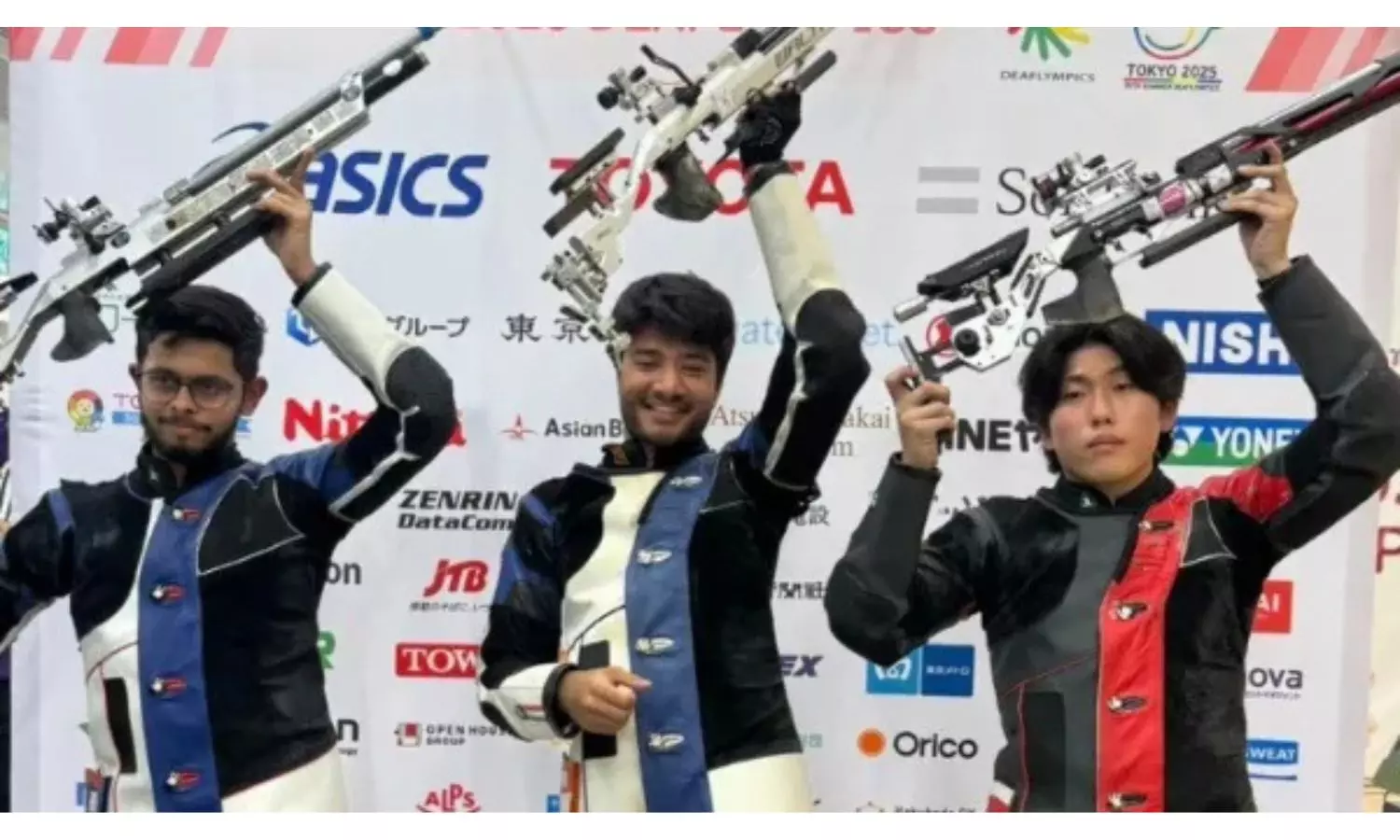 Revanth Congratulates Hyd Shooter Dhanush Srikanth For Securing Gold Medal At Deaflympics