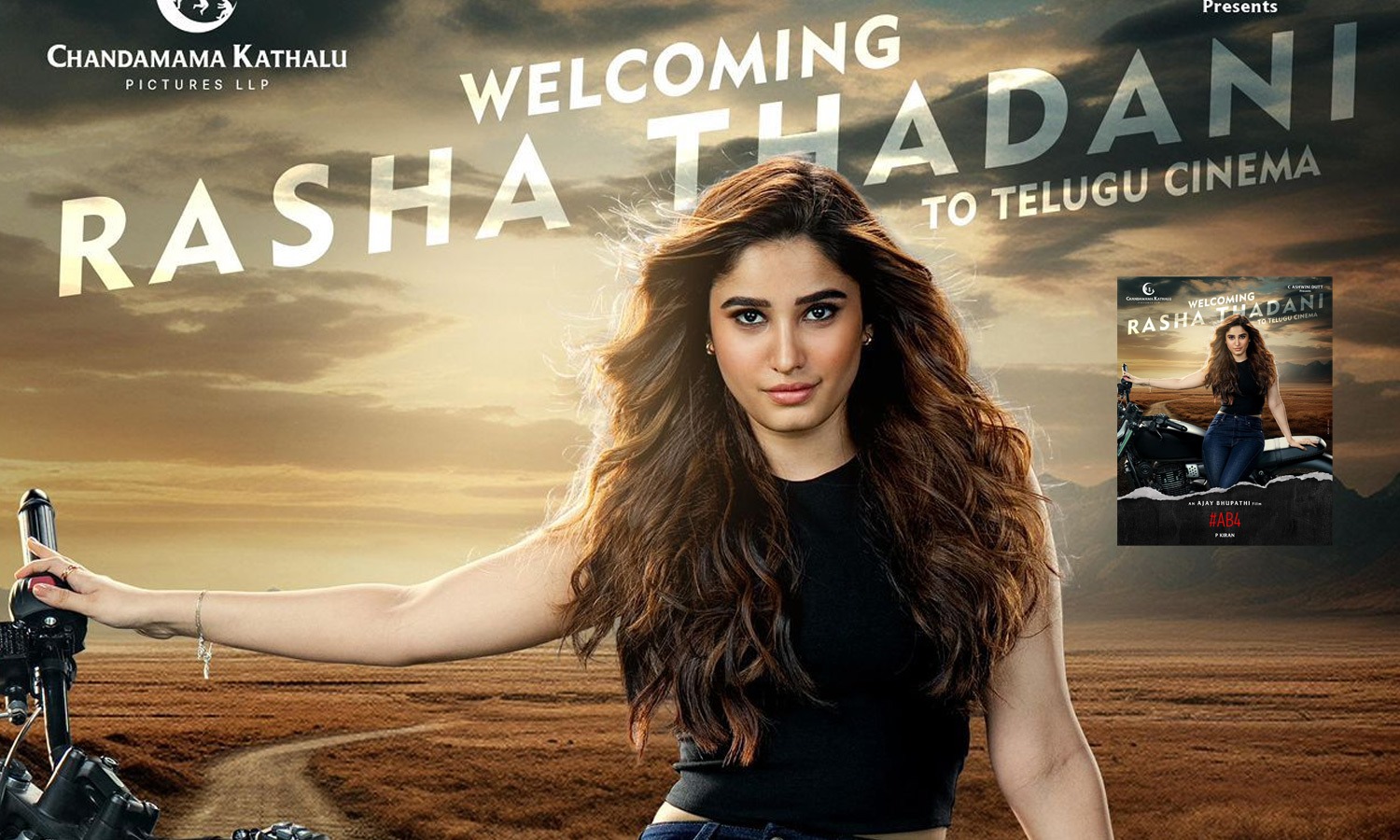Rasha Thadani & Jaya Krishna Ghattamaneni's Telugu Debut