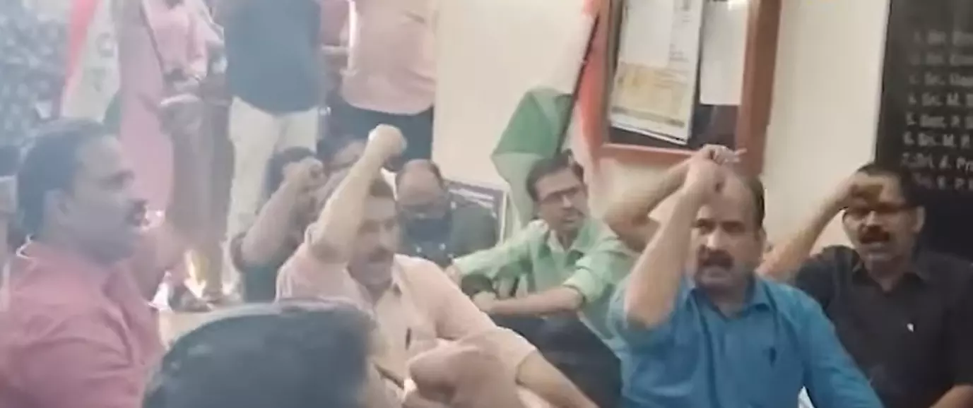 Statewide BLO Protests After Kerala Officer’s Death Statewide BLO Protests After Kerala Officer’s Death