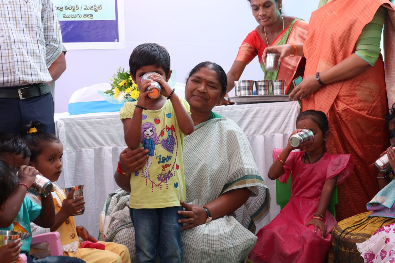 Telangana Launches Milk Scheme for Anganwadi Children