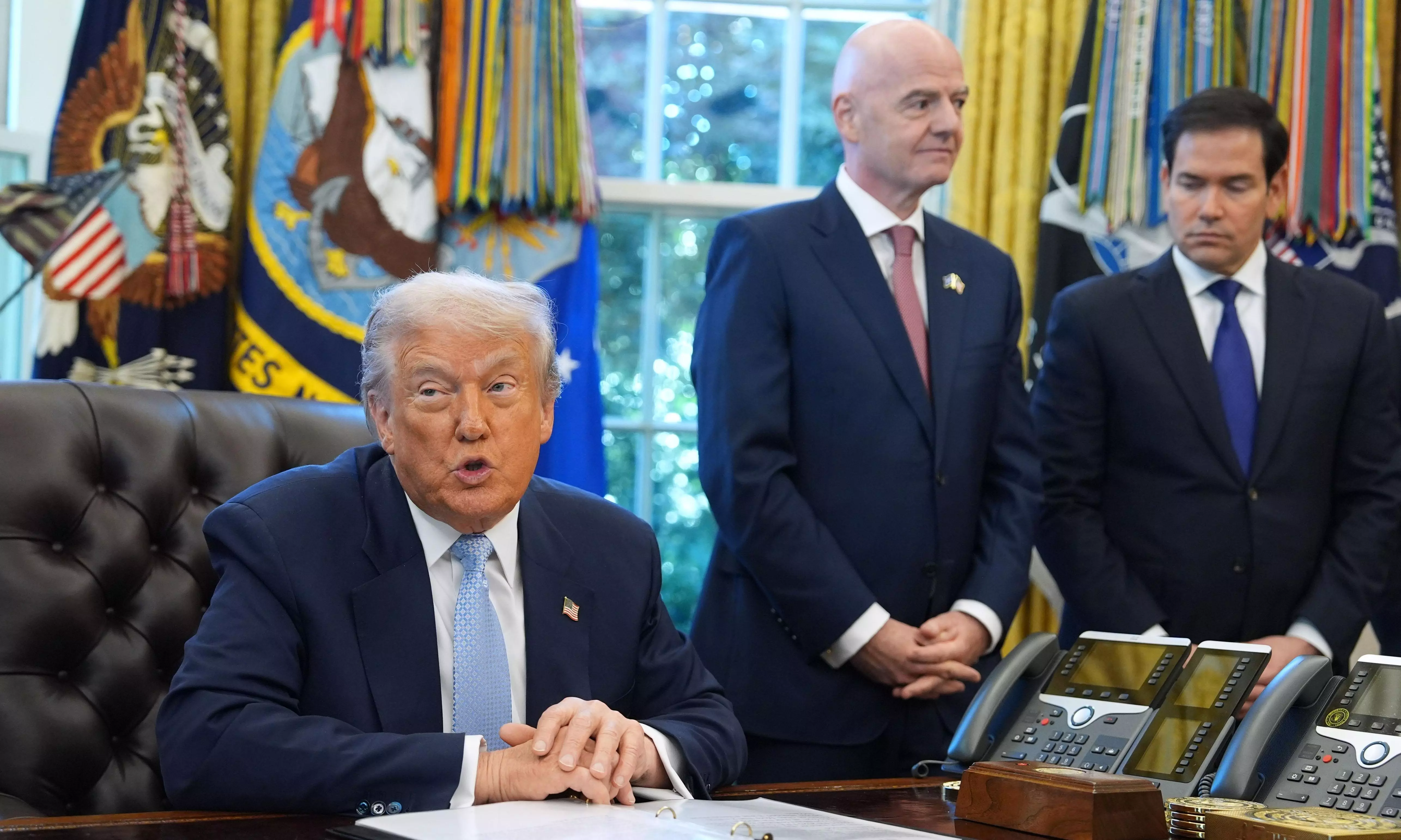 Trump Unveils FIFA Pass to Help World Cup Travelers Get Their Visas Faster Trump Unveils FIFA Pass to Help World Cup Travelers Get Their Visas Faster