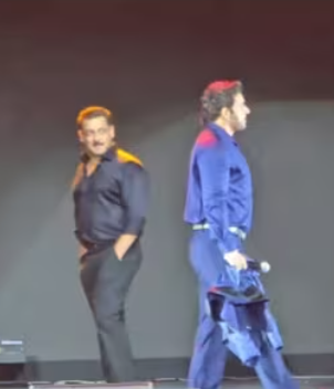 Two Salman Khans on Stage at Da-Bangg Tour in Qatar
